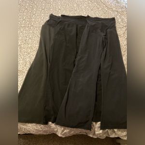 Lot of 3 pairs of Motherhood Maternity black wide leg dress pants size M long